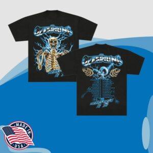 kenny The Offspring Store Merch Spark Plug Skeleton 2026 Tour Shirtss