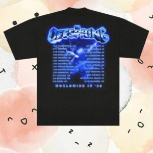 kenny The Offspring Store Merch Supercharged Skeleton 2026 Tour Shirt