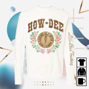 kenny The Opry Shop Merch Store Opry X Little Bird Trucking How Dee Fleece Long Sleeve