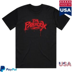 kenny The Paradox Merch Black Spray Paint Tee