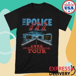 kenny The Police Merch The Police 1982 North American Tour Shirt
