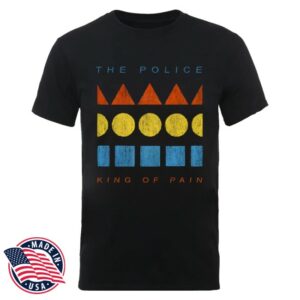 kenny The Police Merch The Police King Of Pain Shirt Black