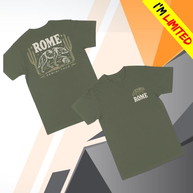 The Rome Merch Collective Merch Shop Store Coyote Tour Tee 3 The Rome Merch Collective Merch Shop Store Coyote Tour Tee