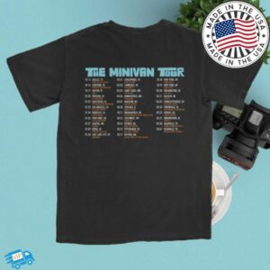 kenny The Runaround Merch 2026 The Minivan Tour Black T Shirt