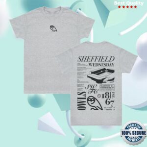 kenny The Terrace Store Sheffield Wednesday Iconic Collection Shirt Greyss
