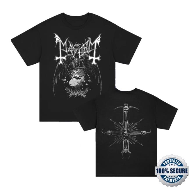 The True Mayhem Store Merch Shop World On Fire T-Shirt (Black) 2 The True Mayhem Store Merch Shop World On Fire T-Shirt (Black)
