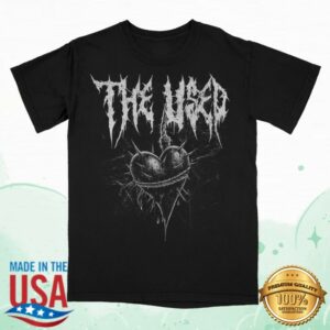 The Used Merch Store Spiked Heart Tee