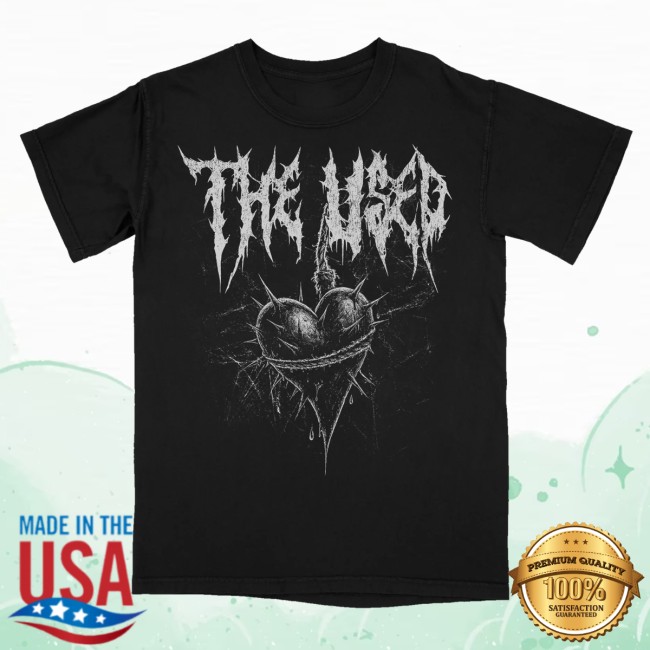 The Used Merch Store Spiked Heart Tee 2 The Used Merch Store Spiked Heart Tee