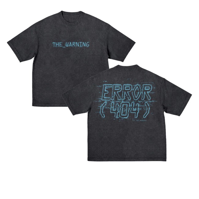The Warning Merch Store Error (404) Glitch Wash Shirt 5 The Warning Merch Store Error (404) Glitch Tie Dye Shirt