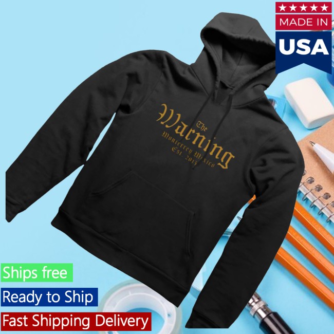 The Warning Merch Store Gold Logo Hoodie 3 The Warning Merch Store Gold Logo Hoodie