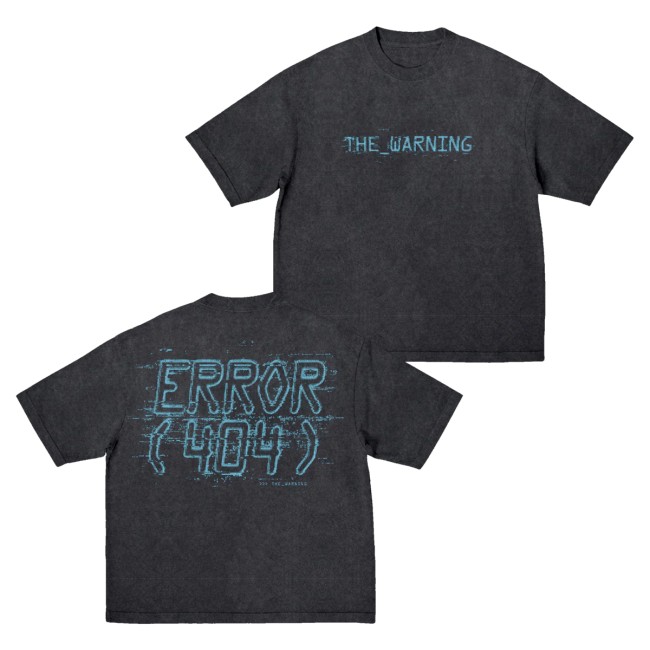 The Warning Store Merch Error 404 Glitch Tee 4 The Warning Store Merch Error 404 Glitch Tee