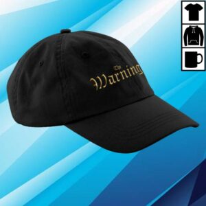 The Warning Store Merch Gold Logo Dad Hat