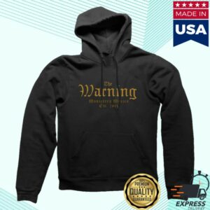 The Warning Store Merch Gold Logo Hoodie