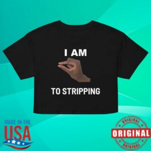 kenny This Close Merch I Am This Close To Stripping V1 Crop Top