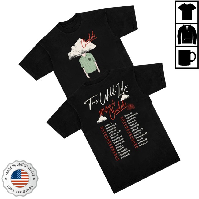 This Wild Life Merch Store Clouded Tour Tee Black 3 This Wild Life Merch Store Clouded Tour Tee Black