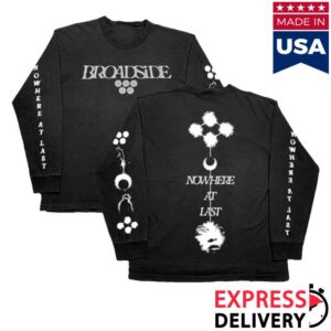 kenny Thriller Records Merch Shop Broadside Nowhere At Last Black Long Sleeve