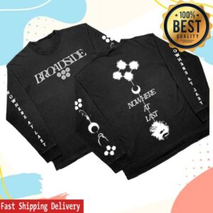 kenny Thriller Records Merch Shop Broadside Nowhere At Last Black Long Sleevesd