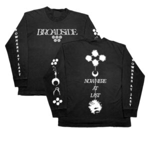 kenny Thriller Records Merch Store Broadside Nowhere At Last Black Long Sleeve