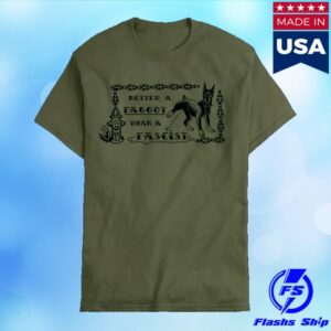 kenny Transfigure Store Merch Better A Faggot Than A Fascist Toad Turnip X Transfigure Shirt