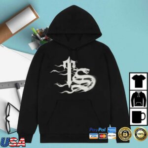 kenny Trapstar London Merch Shop Ts Flame Print Hoodie