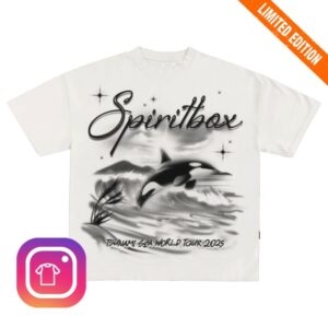 Tsunami Sea Merch Airbrush Orca White T-Shirt