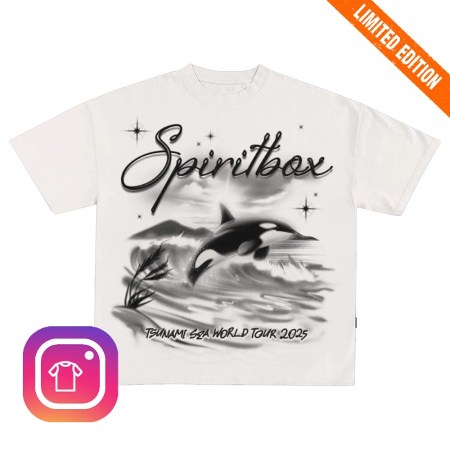 Tsunami Sea Merch Airbrush Orca White T-Shirt 2 Tsunami Sea Merch Airbrush Orca White T-Shirt