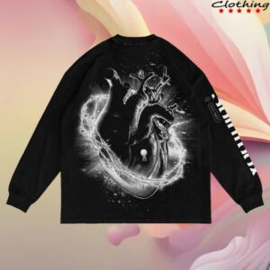 Tsunami Sea Merch Keep Sweet Black Long Sleeve