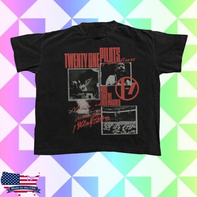 kenny Twenty One Pilots Merch Store Imagined Script Photo Shirt kenny Twenty One Pilots Merch Store Imagined Script Photo Shirt