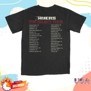 kenny Ty Myers Store Merch The Select Tour Shirt