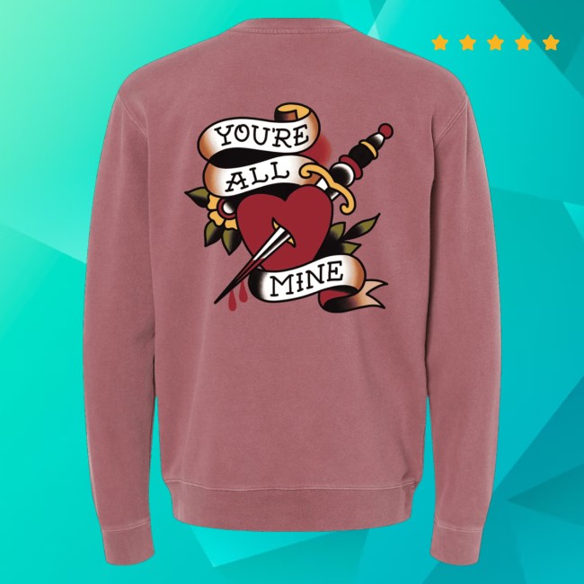 Tyler Childers Merch I'm All Your'n Maroon Crewneck Fleece 4 Tyler Childers Merch I'm All Your'n Maroon Crewneck Fleece