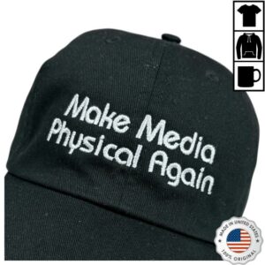 kenny Unified Goods Merch Ug Make Media Physical Again Black Cape