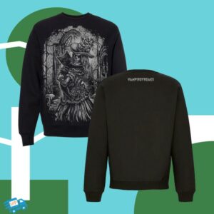 kenny Vampirefreaks Merch Store Victorian Cat Lady Sweatshirtss