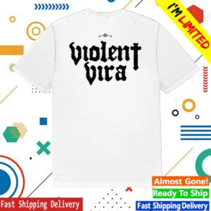 kenny Violent Vira Merch Store Burn Me White Shirts
