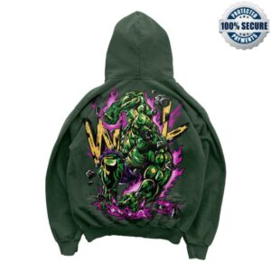 kenny Warren Lotas Merch Store Angry Man Hoodie Greena