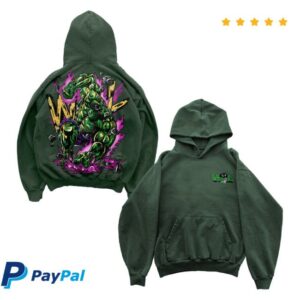 kenny Warren Lotas Merch Store Angry Man Hoodie Greenaa