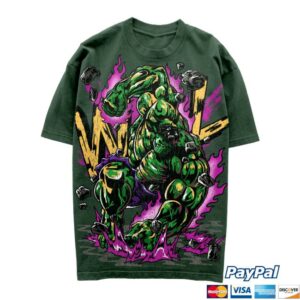 kenny Warren Lotas Merch Store Angry Man T Shirt Green