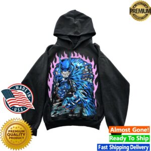 kenny Warren Lotas Merch Store Caped Hero Hoodie Black