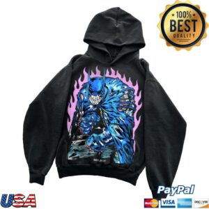 kenny Warren Lotas Merch Store Caped Hero Hoodie Blacka