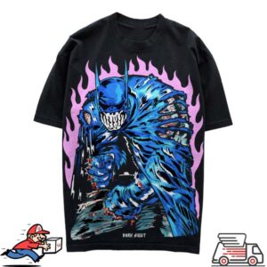 kenny Warren Lotas Merch Store Caped Hero T Shirt Black