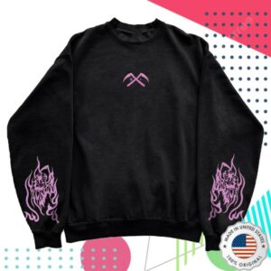 Warren Lotas Merch Store Fast Reaper Crewneck Black Pink