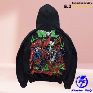 kenny Warren Lotas Merch Store Hell Man Hoodie Blacka