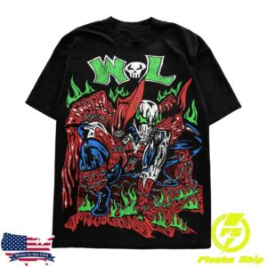 kenny Warren Lotas Merch Store Hell Man T Shirt Black