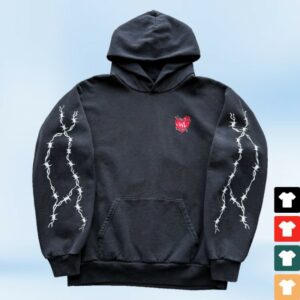 Warren Lotas Merch Store Love Reaper Hoodie Sunfaded Black
