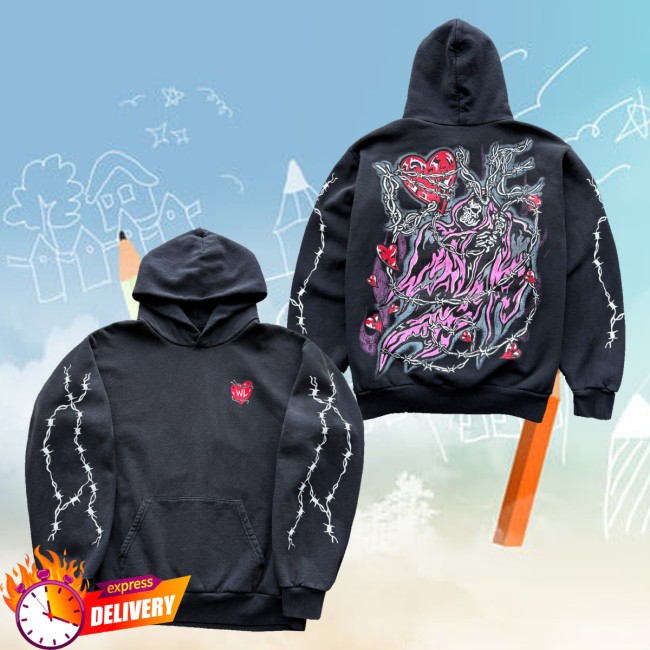 Warren Lotas Merch Store Love Reaper Hoodie Sunfaded Black 4 Warren Lotas Merch Store Love Reaper Hoodie Sunfaded Black