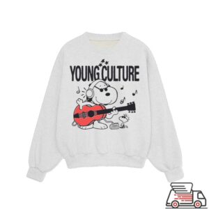 kenny Young Culture Shop Merch Snoopy Playing Drift Sweatshirt