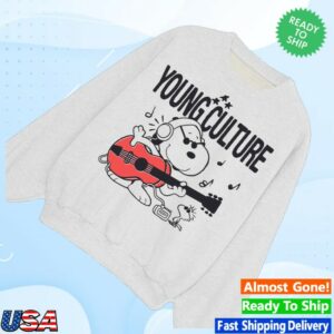 kenny Young Culture Shop Merch Snoopy Playing Drift Sweatshirts