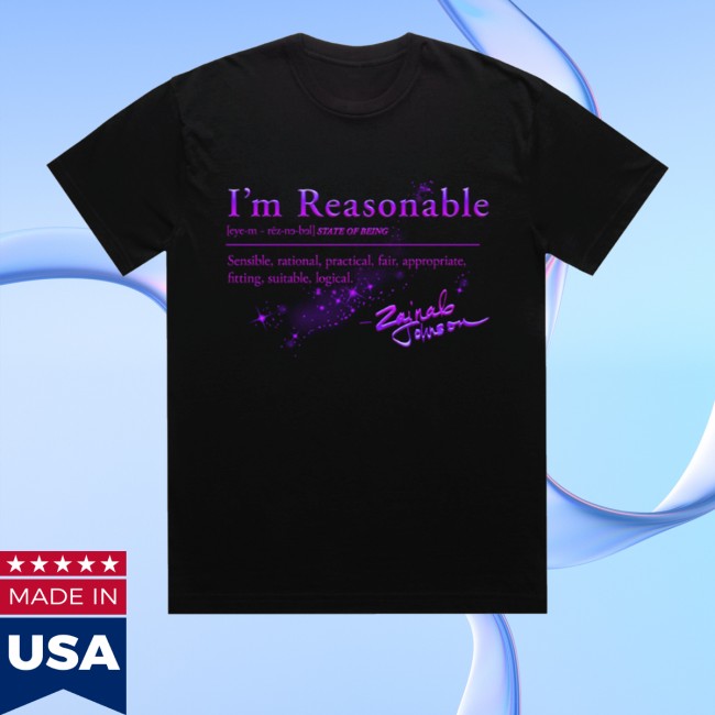 kenny Zainab Johnson Merch Store Im Reasonable Synonyms Shirt Black kenny Zainab Johnson Merch Store Im Reasonable Synonyms Shirt Black