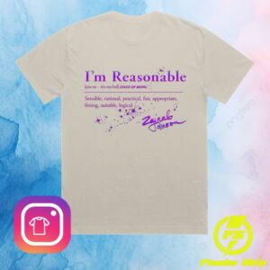 kenny Zainab Johnson Merch Store Im Reasonable Synonyms Shirt Sand