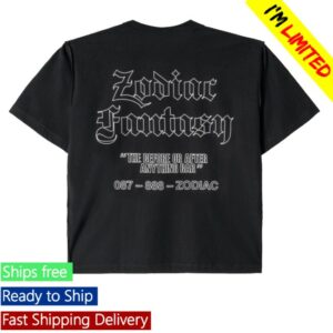 kenny Zodiac Jakarta Merch Store Zodiac Fantasy Puff Shirt Black