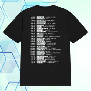 kenny sau 156 Silence Merch Shop Phillip Tour Date T Shirt